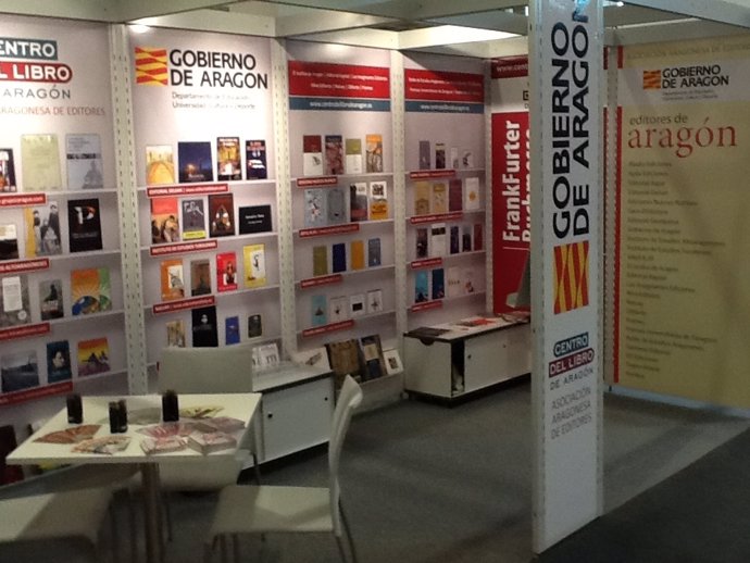 Stand de Aragón en la Feria del Libro de Frankfurt 2012