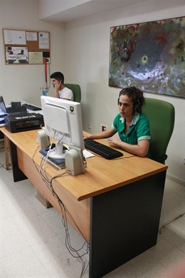 Oficina de la empresa Textual en el Vivero de Empresas de la Diputación. 