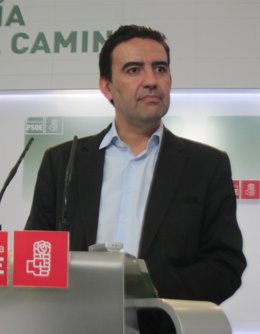 El Vicesecretario Del PSOE-A, Mario Jiménez, En Rueda De Prensa