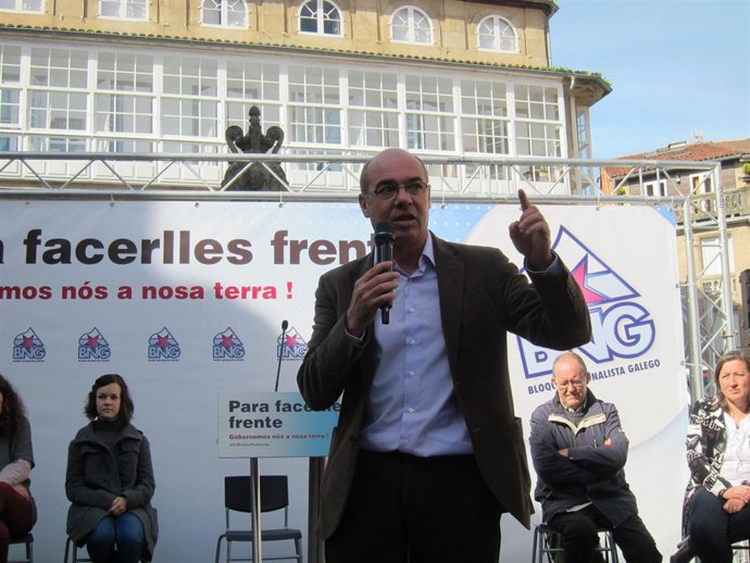 Francisco Jorquera, durante el acto en Santiago