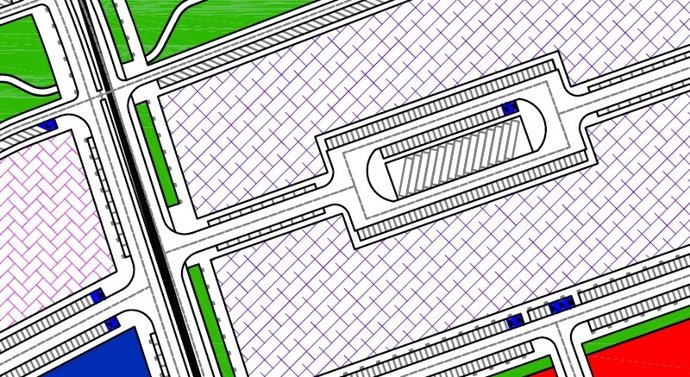 Plano del Plan Parcial de los sectores 48 y 49