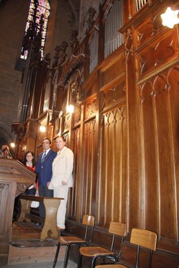 Visita de Ildefonso Calderón al órgano de la Iglesia de la Asunción