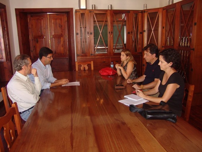 Reunión en el Ayuntamiento de Tegueste