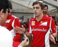 Fórmula 1/GP Corea.- Alonso (Ferrari): "Seis puntos no me parecen mucha diferencia"