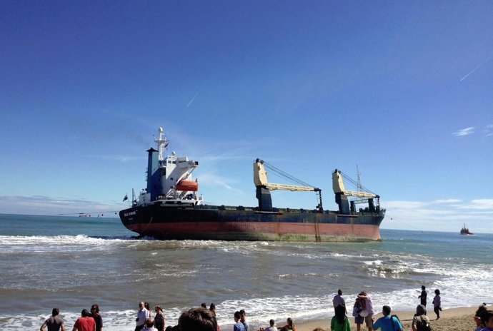 El Bulkcarrier BSLE Sunrise Varado En El Saler