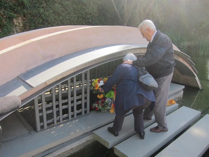Homenaje a Lluís Companys en el 72 aniversario de su fusilamiento