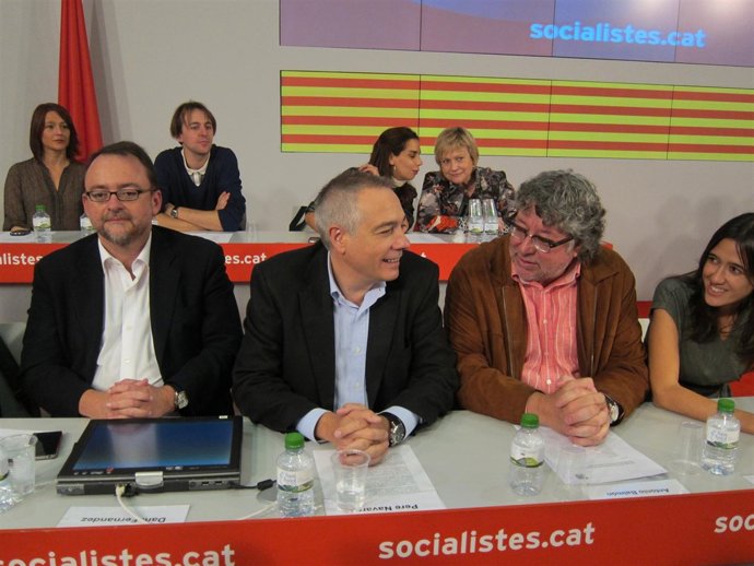 Daniel Fernández, Pere Navarro, Antoni Balmón y Núria Parlón. 