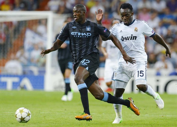 Essien y Yaya Touré