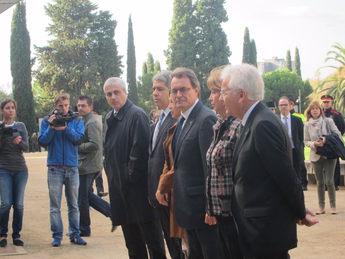 Artur Mas en el 72 aniversario del fusilamiento de Lluís Companys