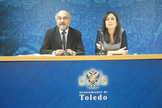 Rafael Perezagua y Ana Isabel Fernández, concejales Ayuntamiento de Toledo