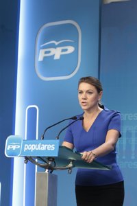 Cospedal no aclara si se revalorizarán las pensiones con el IPC porque entra en el "ámbito" del Gobierno