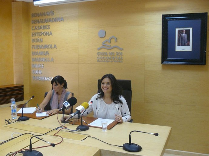 Margarita del Cid y MAría Bravo en rueda de prensa 