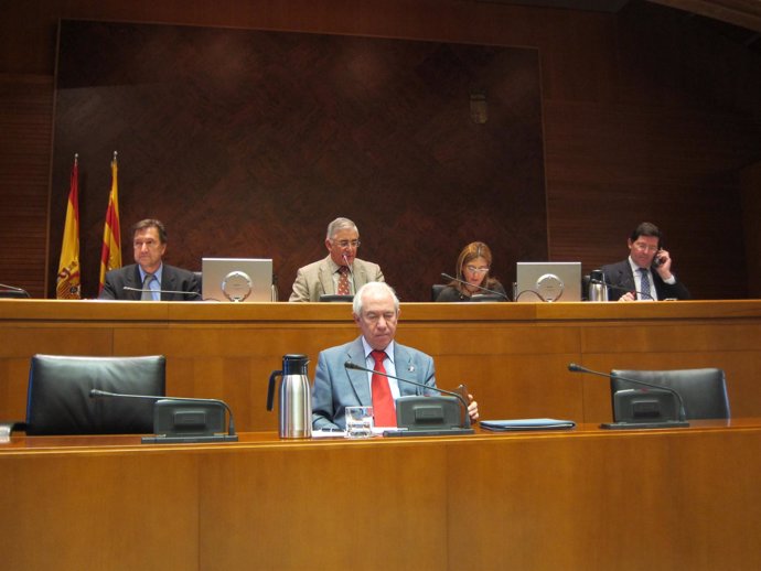 Francisco Bono, en la Comisión de las Cortes