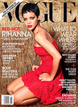 RIHANNA posa para Vogue 