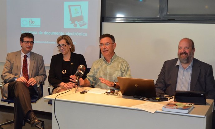 Andreu Bru, Rosa Pérez, Rafael Ferreruela y Santi Casas