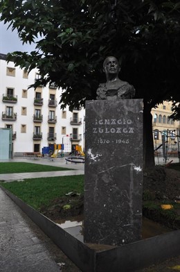 Busto de Ignacio Zuloaga.