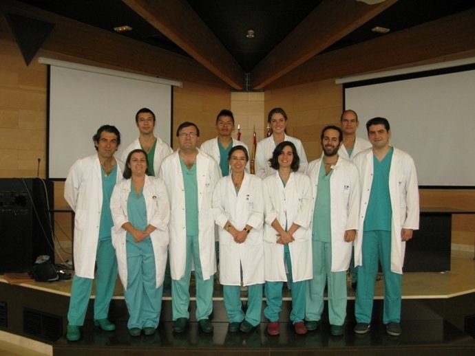 Imagen del equipo de cirugía robótica del HM Sanchinarro