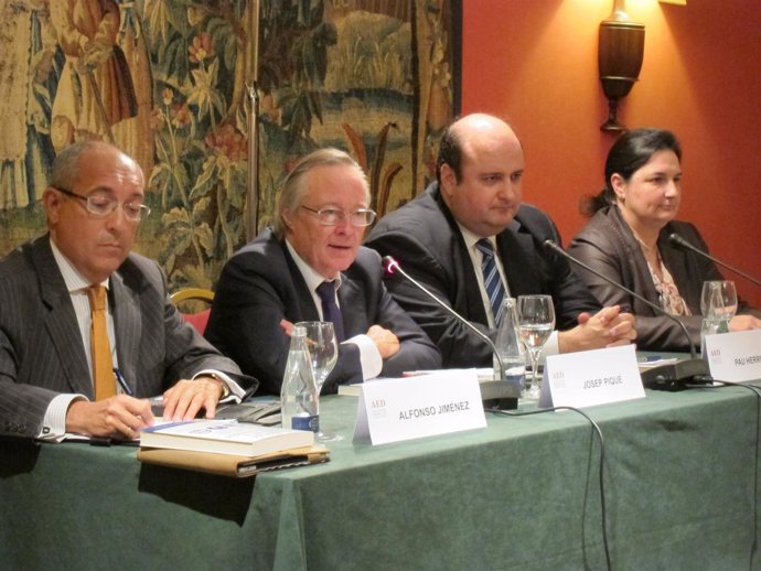 Alfonso Jiménez, Josep Piqué, Pau Herrera y Susana Marcos