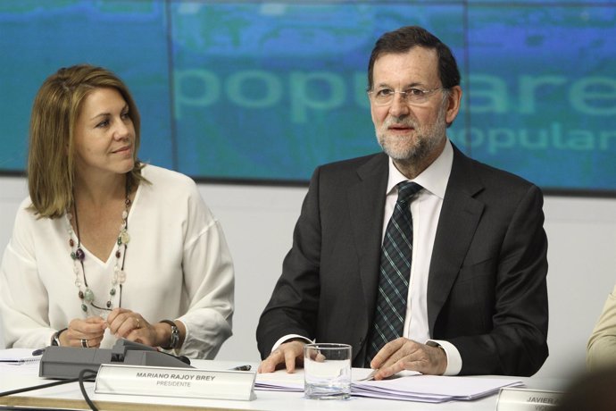 Mariano Rajoy y Dolores de Cospedal