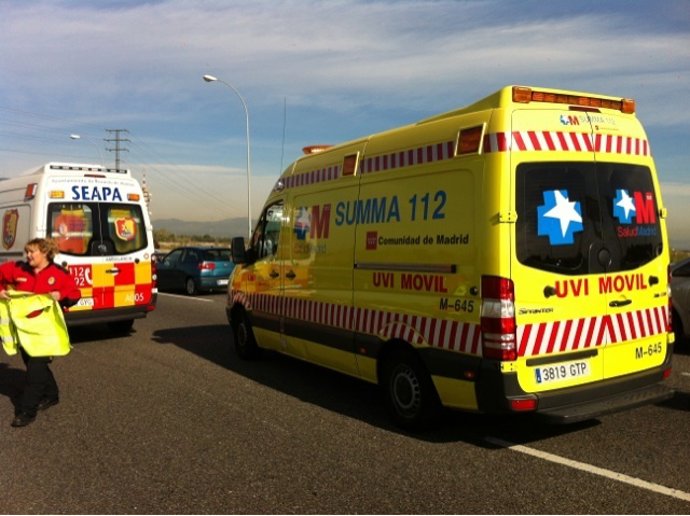 Accidente en Pozuelo de Alarcón