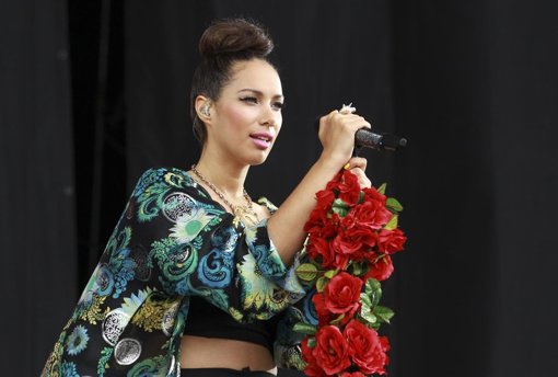 Leona Lewis durante una de sus actuaciones 