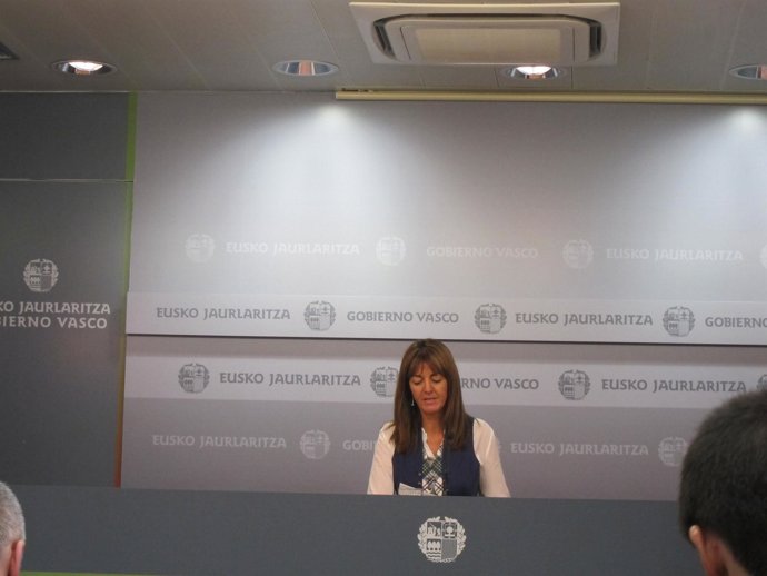 La protavoz del gobierno vasco idoia mendia