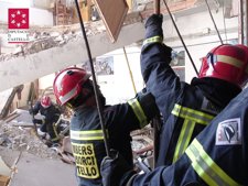 Los Bomberos Actuan En El Derrumbe De Betxí