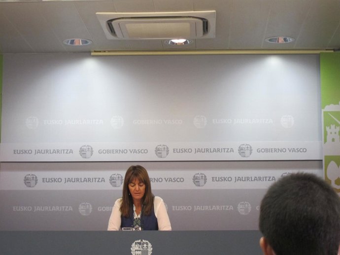 La portavoz del Gobierno  vasco, Idoia Mendia