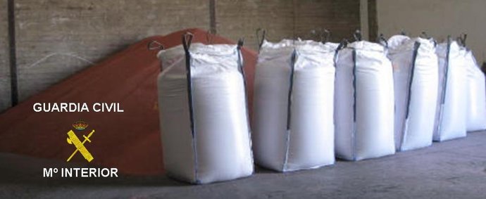 Sacos de semilla de trigo de la variedad Craklin intervenidos