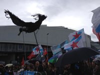 AMP. Prestige.- Más de 300 personas vuelven a clamar "Nunca Máis a una marea negra" y exigen responsabilidades políticas