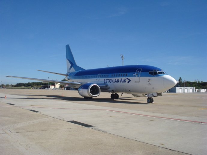 Avión de la selección de Estonia de fútbol