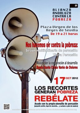 Alianza Andaluza contra la Pobreza invita a la ciudadanía a movilizarse