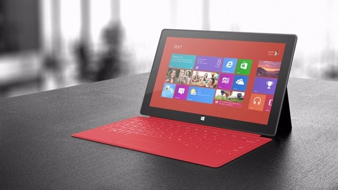 Tablet Surface en color Rojo