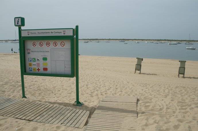 Imagen De La Playa De Cartaya.