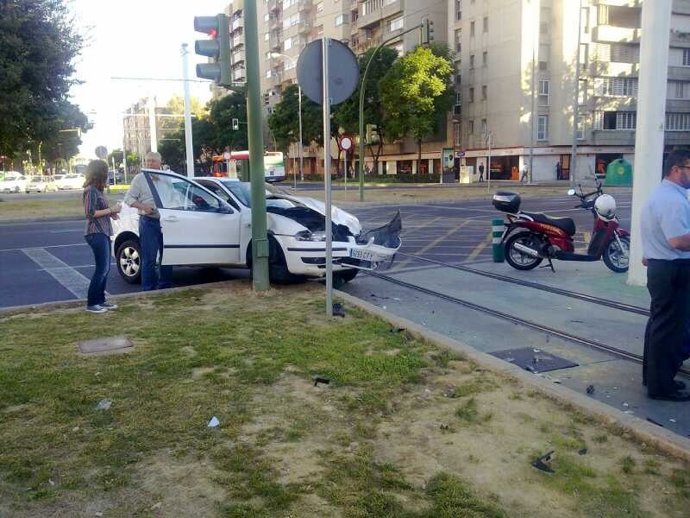 Imagen de la colisión.