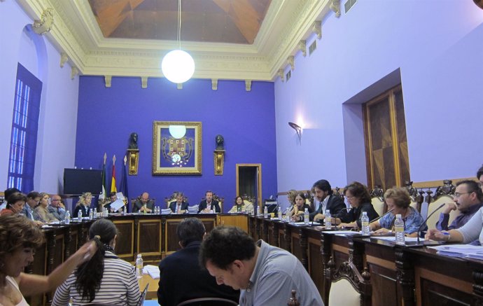 Pleno ordinario del Ayuntamiento de Jaén.