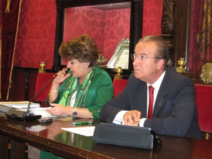 Los concejales de Movilidad y Medio Ambiente en el Ayuntamiento de Granada