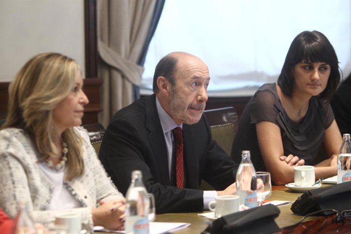 Reunión de Alfredo Pérez Rubalcaba