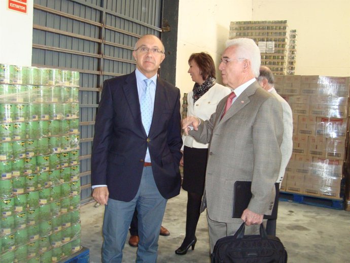 Ruiz Medrano (i) y José Varela, en Segovia