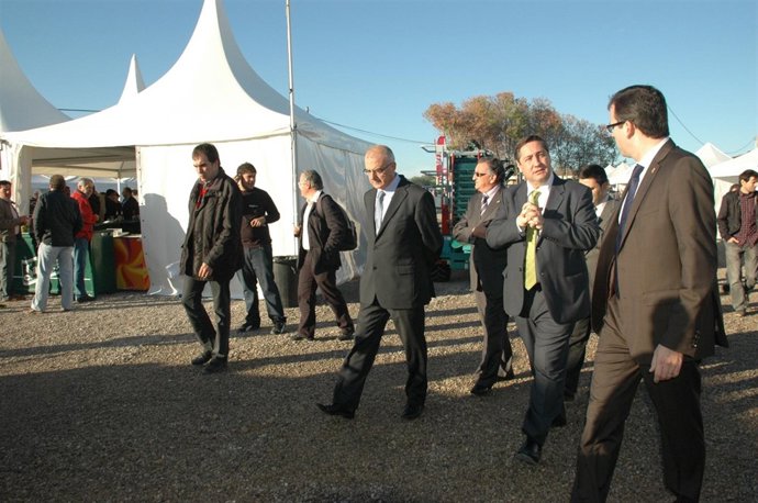 El conseller J.M.Pelegrí, en la inauguración de unas jornadas en Mollerussa