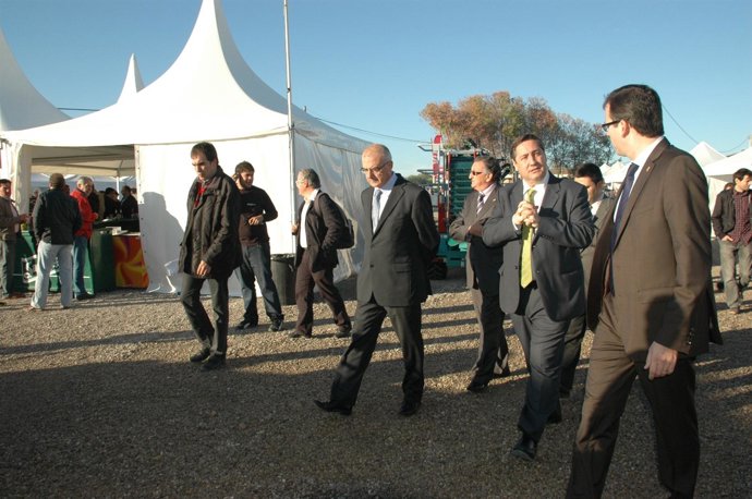 El conseller J.M.Pelegrí, en la inauguración de unas jornadas en Mollerussa