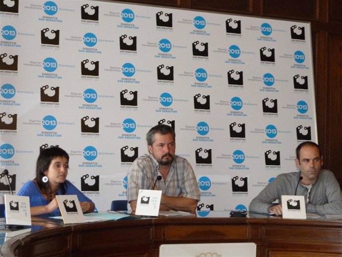 Naiara Sampedro, Jabi Vitoria y Jon Albizu