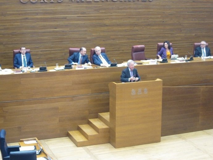 Maluenda (PP) En El Pleno De Las Corts