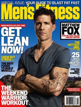 Matthew Fox para Men's Fitness