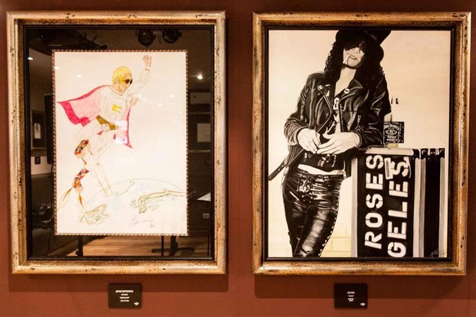 Dos imágenes de la muestra