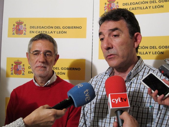 Agustín Prieto y Ángel Hernández, representantes de UGT y CC.OO en CyL.