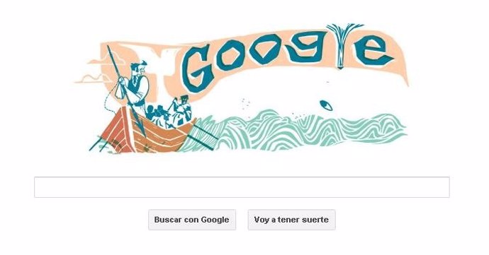 Doodle homenaje 161 aniversario Moby Dick