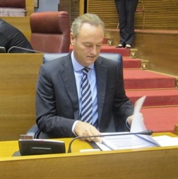 Fabra En Su Escaño Durante La Sesión De Control