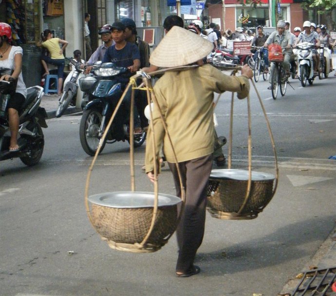 Mujer en Vietnam