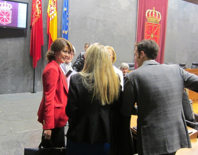 La presidenta Yolanda Barcina, en el Debate sobre el Estado de la Comunidad.